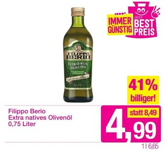 Sutterlüty Filippo Berio Extra Natives Olivenöl 0,75 Liter Angebot