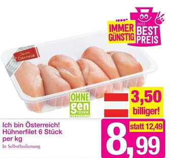 Sutterlüty Ich Bin Österreich Hühnerfilet 6 Stück Per Kg Angebot