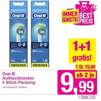 Sutterlüty Oral-B Aufsteckbürte Angebot