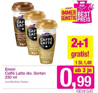 Sutterlüty Emmi Caffé Latte Div. Sorten 230ml Angebot