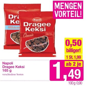 Sutterlüty Napoli Dragee Keksi 165 g Angebot