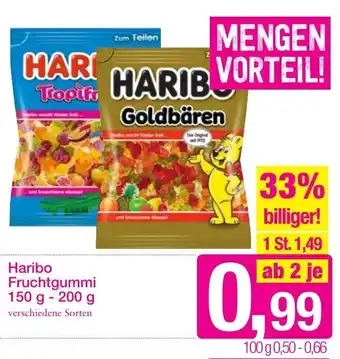 Sutterlüty Haribo Fruchtgummi 150 g-200 g Angebot