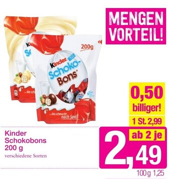 Sutterlüty Kinder Schokobons 200g Angebot
