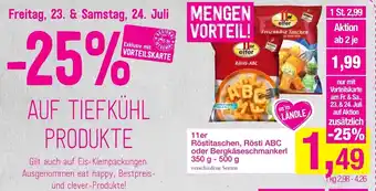 Sutterlüty 11er Röstitaschen, Rösti ABC oder Bengkäseschmankerl 350-500g Angebot