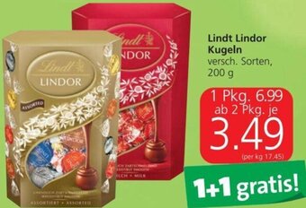 Spar Lindt Lindor Kugeln 200 g Angebot