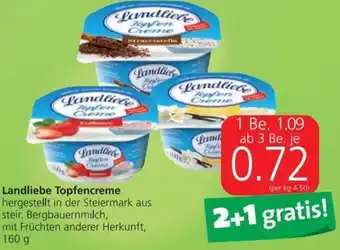 Spar Landliebe Topfencreme 160 g Angebot