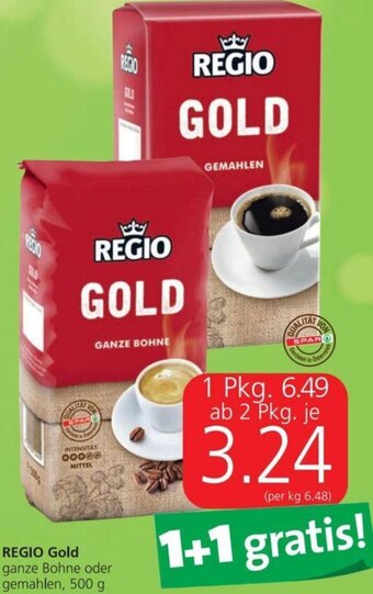 Spar Regio Gold 500 g Angebot