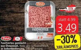 Spar Tann Faschiertes gemischt aus Österreich 500 g Angebot