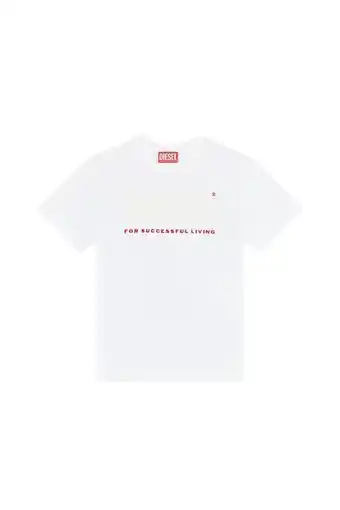 Diesel T-shirt mit diesel-logo aus frottee Angebot