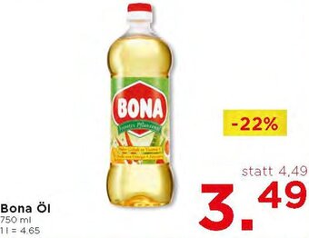 Unimarkt Bona Öl 750 ml Angebot
