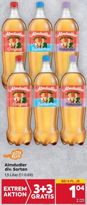 Billa Almdudler 1,5 Liter Angebot