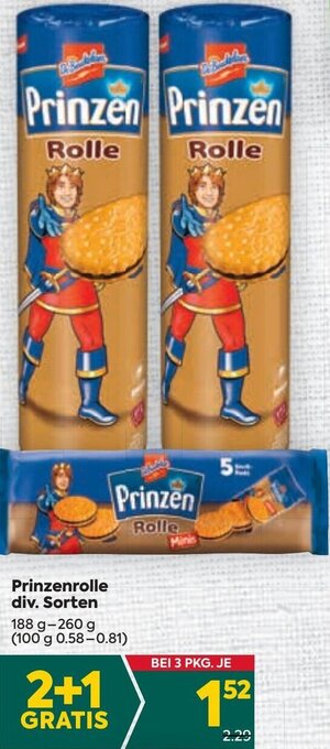 Billa Prinzenrolle 188g-260g Angebot