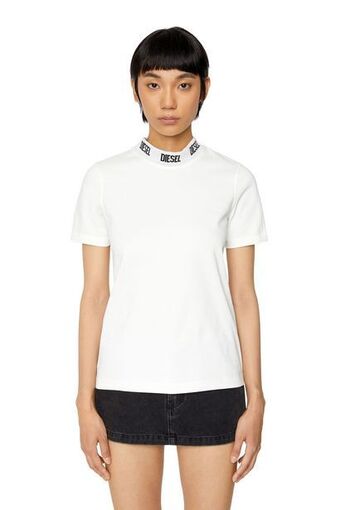 Diesel T-shirt mit logokragen Angebot