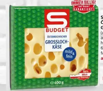Spar Großlochkäse Angebot