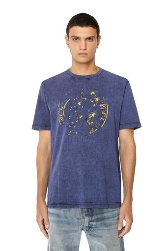 Diesel Distressed- t-shirt mit gelaserten löchern Angebot
