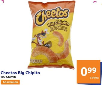 Action Cheetos Big Chipito 100 Gramm Angebot