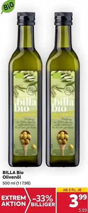 Billa Billa Bio Olivenöl 500 ml Angebot
