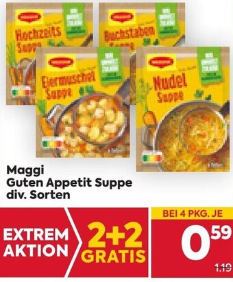 Billa Maggi Guten Appetit Suppe Angebot