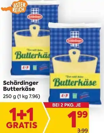 Billa Schärdinger butterkäse 250g Angebot