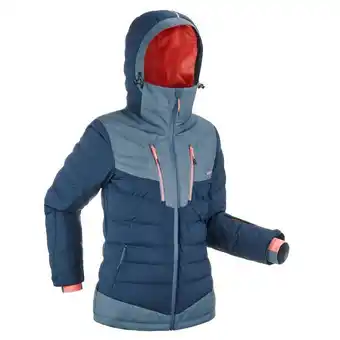 Decathlon Skijacke daunenjacke damen warm - 900 bordeaux Angebot