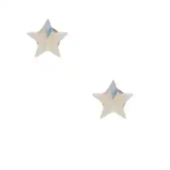 Claire's Sterling silver crystal star earrings Angebot