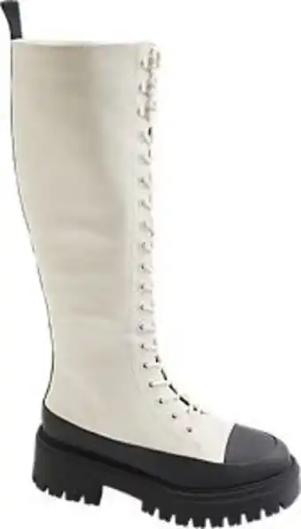 Deichmann Schnürstiefel in weiß Angebot