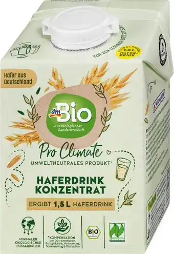 dm Pro climate haferdrink konzentrat Angebot