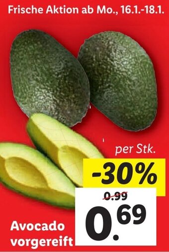 Lidl Avocado vorgereift Angebot