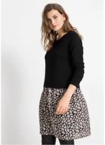 Bonprix Pullover mit rockansatz Angebot