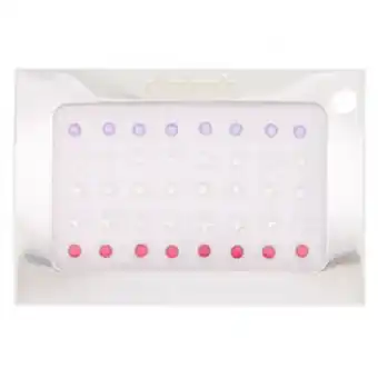Iridescent circle & star mini skin gems - 40 pack