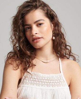 Superdry Vintage woven lace cami top Angebot