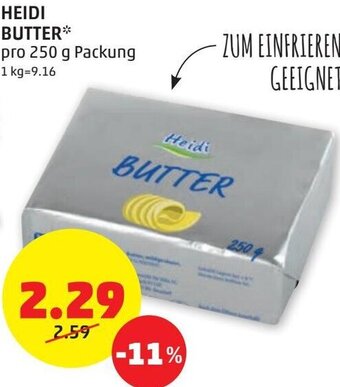PENNY Heidi Butter 250g Angebot