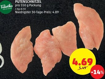 PENNY Putenschnitzel 550 g Angebot