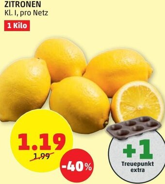 PENNY Zitronen 1 kilo Angebot