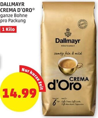 PENNY Dallmayr Crema D'Oro 1 kilo Angebot