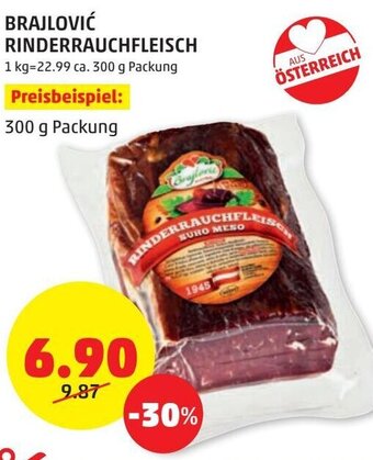 PENNY Brajlovic Rinderrauchfleisch 300g Angebot