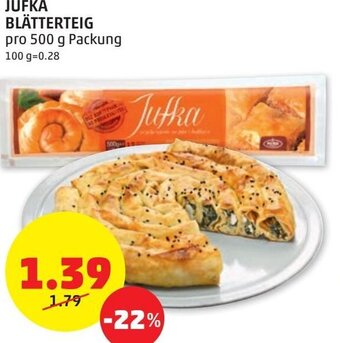 PENNY Jufka Blätterteig 500 g Angebot