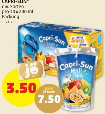 PENNY Capri-Sun 10 x 200 ml Angebot