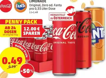 PENNY Limonade 0,33 Liter Angebot
