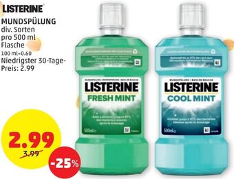 PENNY Listerine 500 ml Angebot