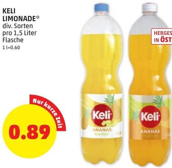 PENNY Keli Limonade 1,5 Liter Angebot
