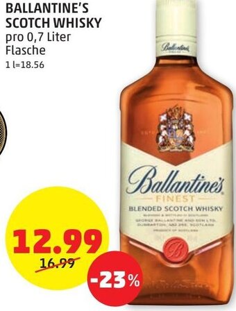 PENNY Ballantine's Scotch Whisky 0,7 Liter Angebot
