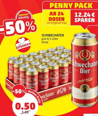 PENNY Schwechater 0,5 Liter Angebot