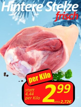 Wurstico Hintere Stelze per kilo Angebot