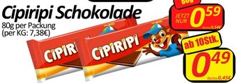 Wurstico Cipiripi Schokolade 80 g Angebot