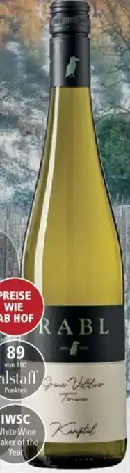 Interspar Rudolf Rabl Grüner Veltliner Kamptal DAC Terrassen 2021 0,75L Angebot