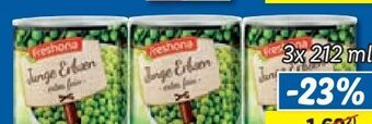 Lidl Junge erbsen Angebot