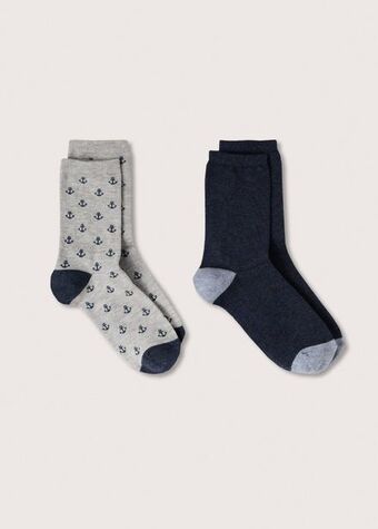 Zweierpack socken im muster-mix
