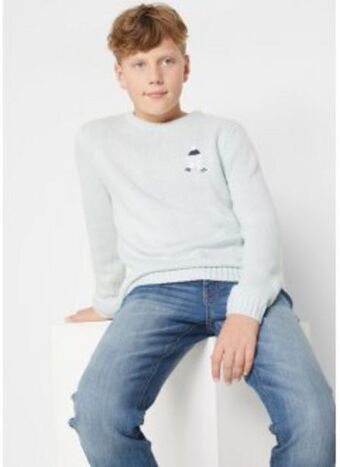 Bonprix Kinder strickpullover mit wintermotiv Angebot