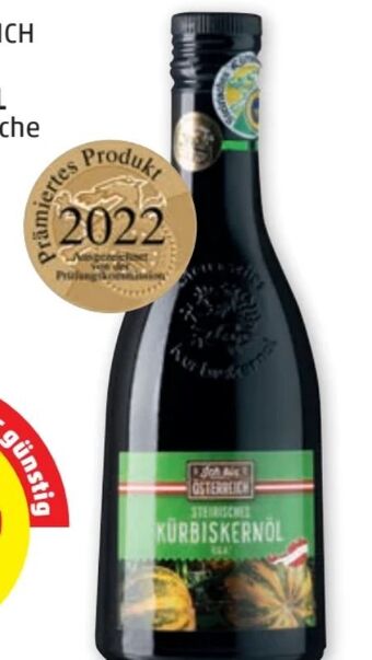 PENNY Kürbiskernöl Angebot